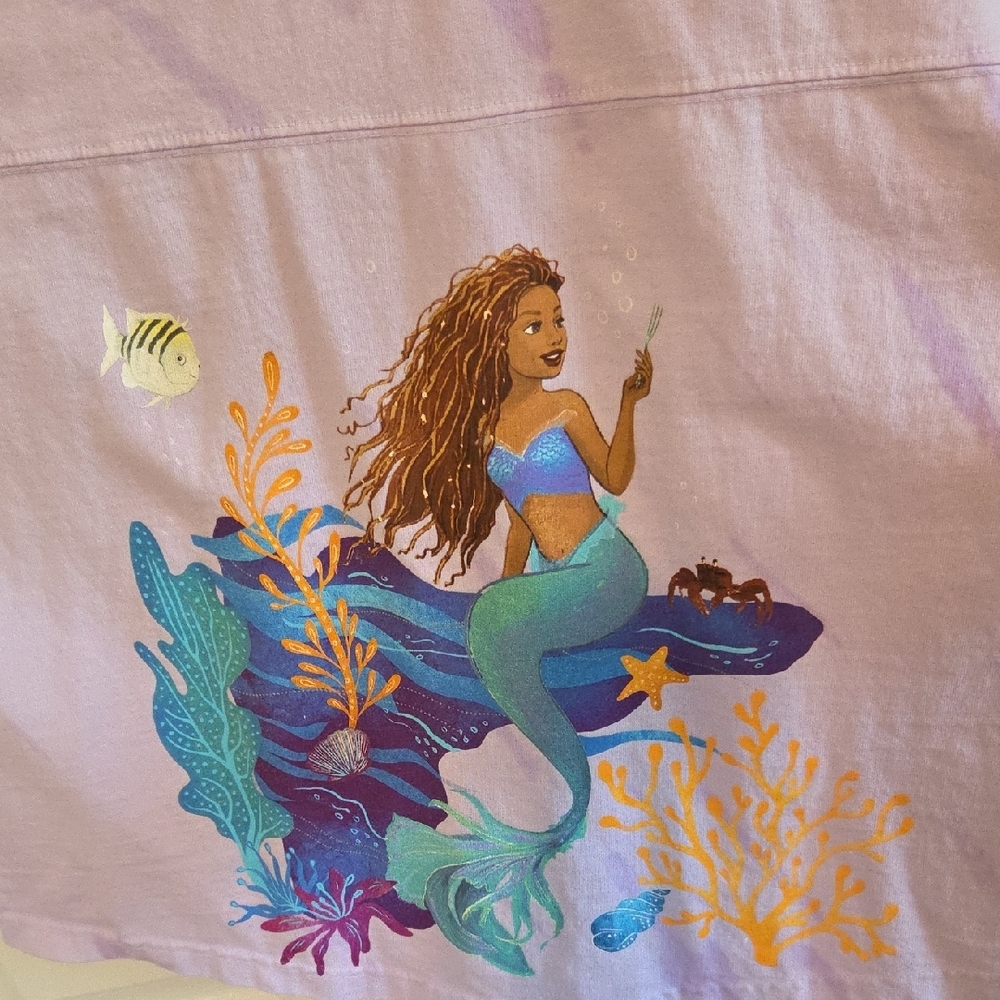 Spirit Jersey "Part Of Your World" Little Mermaid. XL. Like New! - Picture 4 of 5